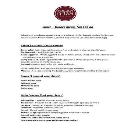 YAMAS OFFICIAL MENU | PDF