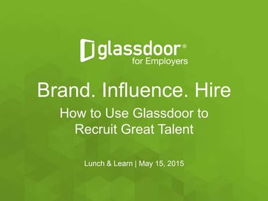 Glassdoor Lunch & Learns