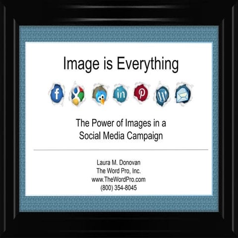 The Importance of Images in Social Media | PPTX