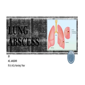 The LUNG ABSCESS by Anushri Srivastava.pptx