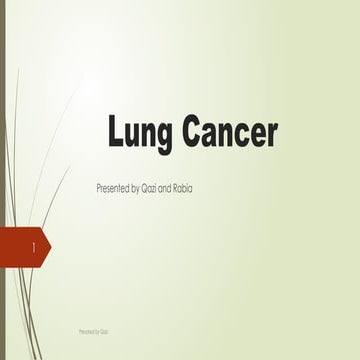 Comprehensive Overview of Lung Tumors: Types, Causes, Symptoms, and ...