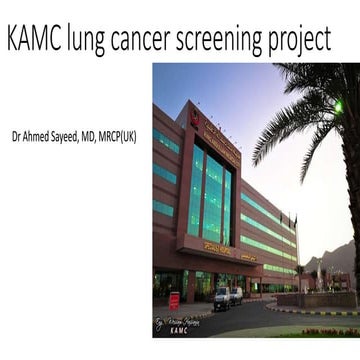 Lung cancer screening 