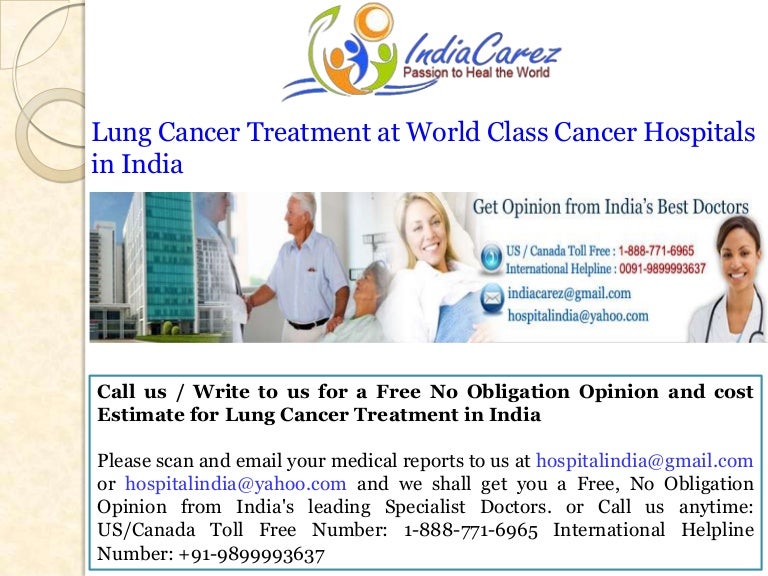 Lung cancer treatment in india