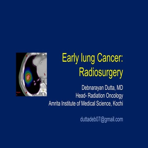 Radiotherapy For Non Small Cell Lung Cancer | PPT