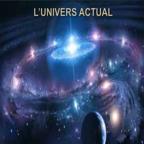 L'Univers actual (4t ESO)