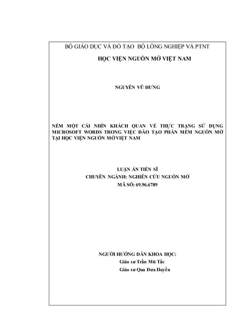 Luan an tien si Nguyen Vu Hung