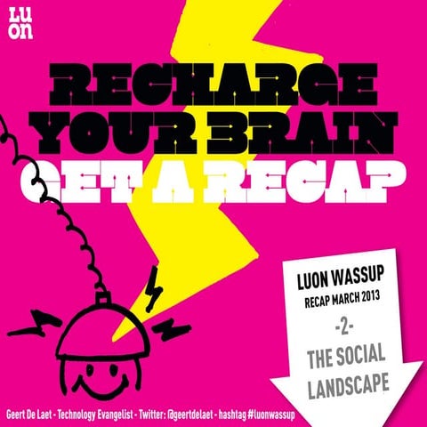 LUON WassUp Recap March 2013 - 2. the social landscape