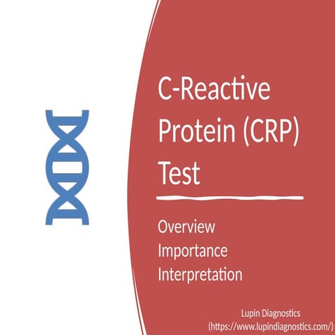 Lupin Diagnostics - C-Reactive Protein Test.pptx