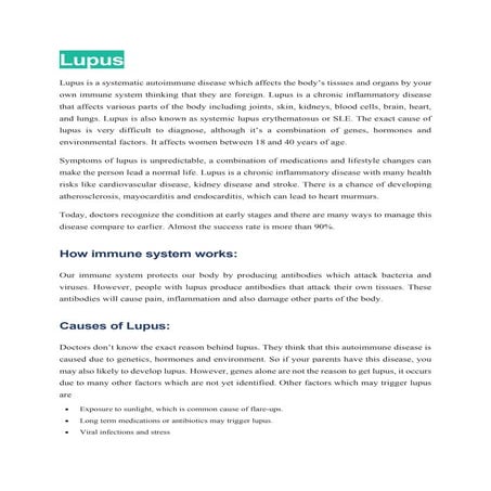 Lupus | PPTX