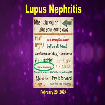 Systemic lupus nephritis or Lupus Nephritis.pptx