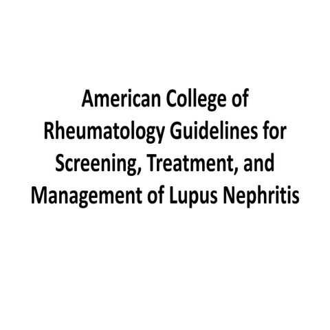 Lupusnephritis  vamsivihari