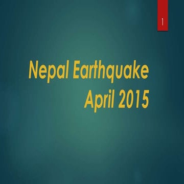 2015 Nepal Earthquake