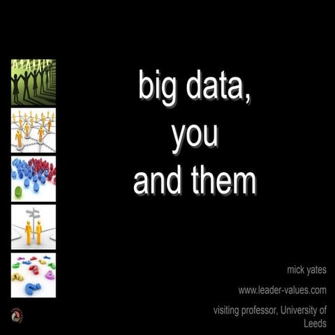 Big Data, You and Them