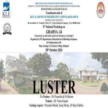 LUSTER by Dr. Vimarsha V Bhatkalkar.pptx