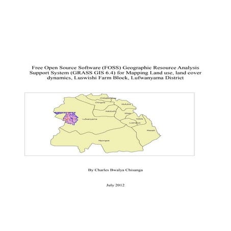 Luswishi Farmblock Land Cassifciation