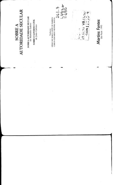 Lutero sobre a autoridade secular