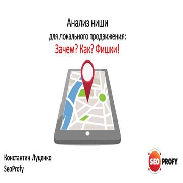 Константин Луценко: Анализ ниши для локального продвижения – зачем, как, фишки