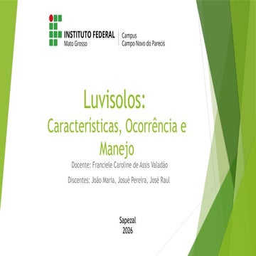 Luvisolos: Características, Ocorrência e Manejo para Agricultura ...