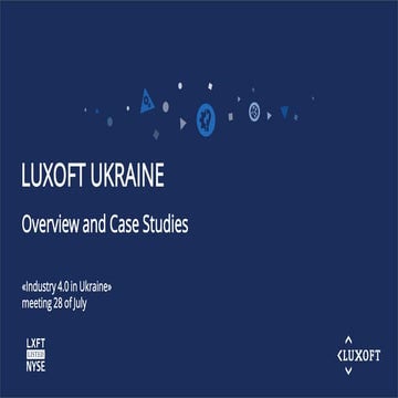 Luxoft Ukraine industry 4 0 meeting