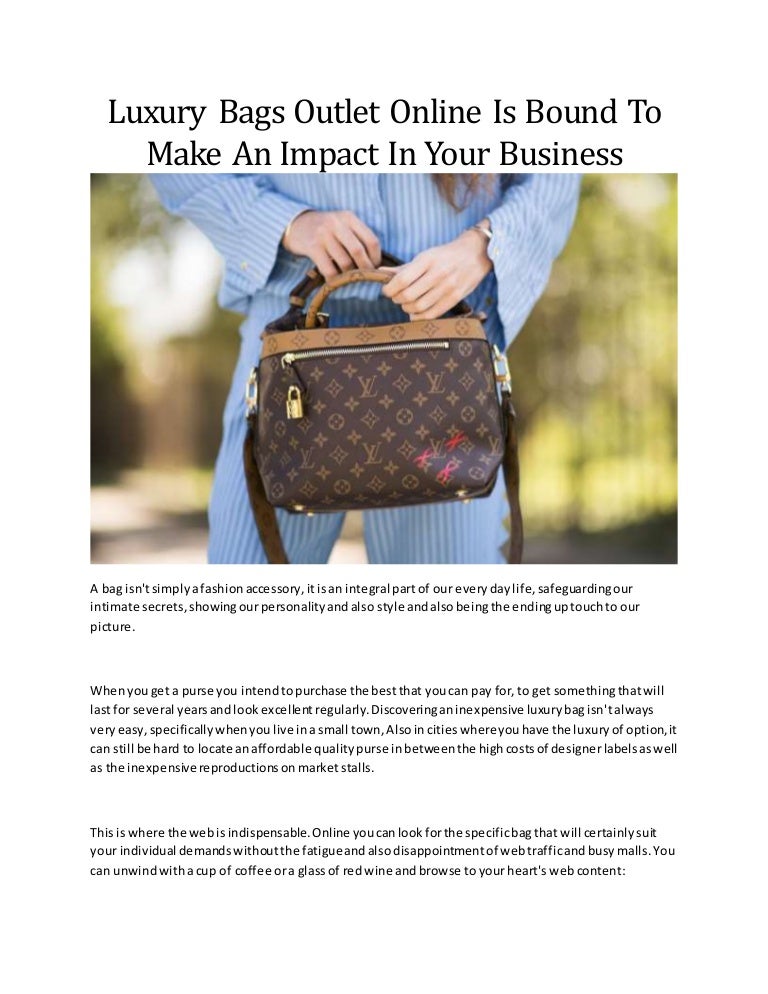 luxury bags outlet online