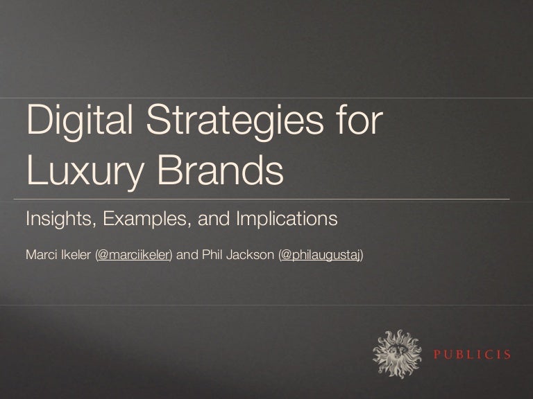 Luxury Brand Strategy | semashow.com