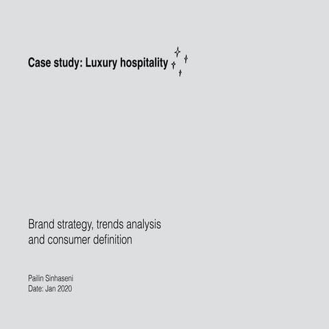 Case study - Luxury hospitality | PDF