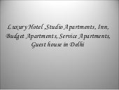 Luxuryhotel, serviceapartments,inn,...