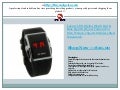 Luxury LED Digital Watch Red & Blue Light Optional Fashion For Men Women's Sports Stainless Steel Wristwatch