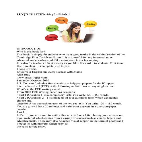 Luyện thi fce writing  phan 1