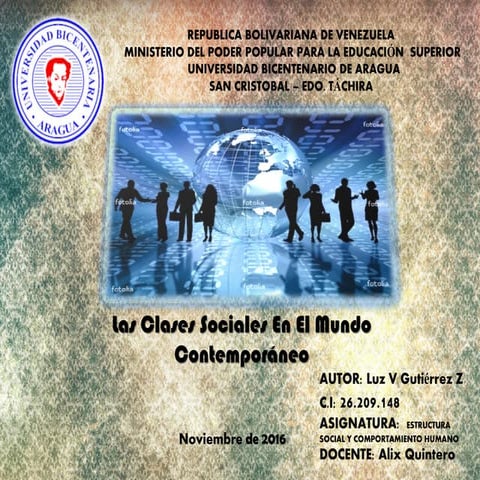 Estructuras Sociales