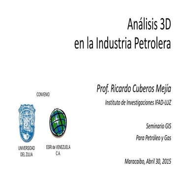 Análisis 3D en la Industria Petrolera