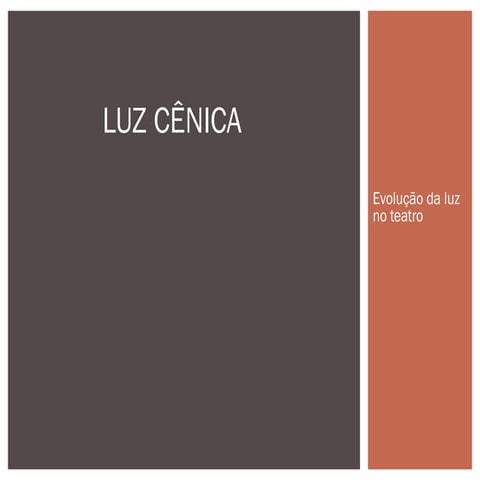 Luz no teatro