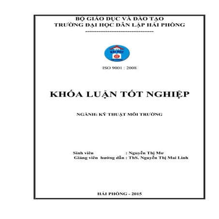 Luận văn: Hiện trạng thu gom, xử lý chất thải rắn sinh hoạt, HOT