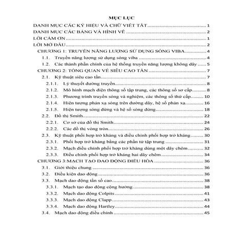 Luận văn: Nghiên cứu, thiết kế và chế tạo bộ VCO băng tần S, HAY 