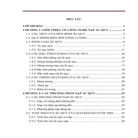 Luận văn: Thiết kế bộ nạp acquy tự động, HAY