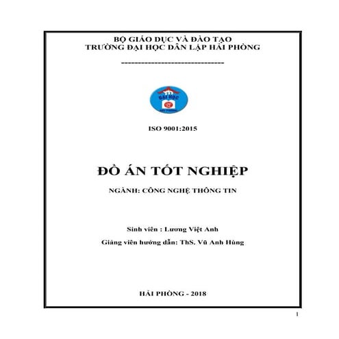 Chương trình quản lý thông tin sửa chữa trang thiết bị tại ĐH Hải Phòng