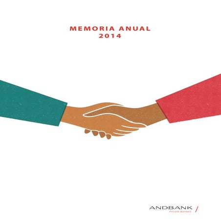 Andbank memoria anual de 2014 banca privada