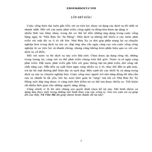 Luận văn: Thiết kế điều khiển PLC hệ thống rửa xe tự động, HAY