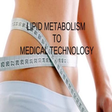 Chapter 8 lipid metabolism