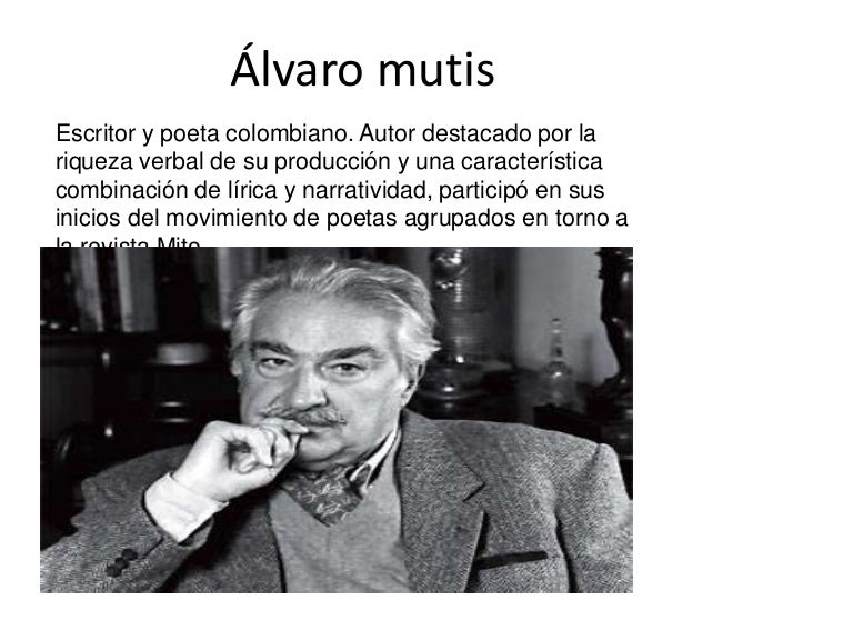 áLvaro mutis