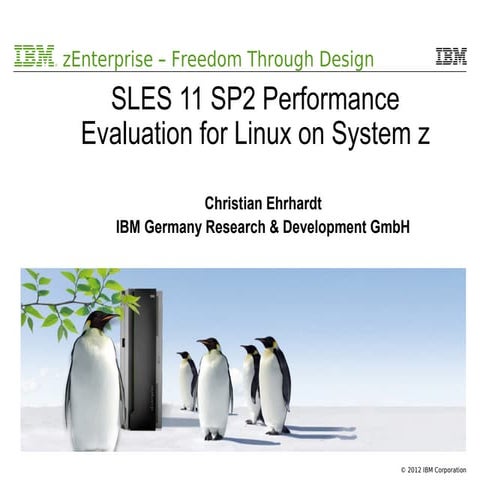 SLES 11 SP2 PerformanceEvaluation for Linux on System z