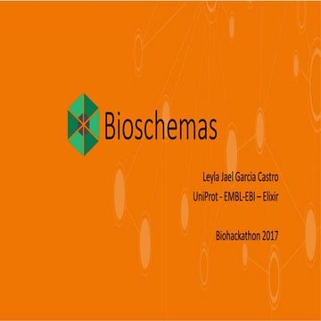 Bioschemas at bio hackathon 2017