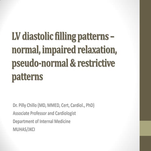 LV diastolic filling patterns – normal and impaired relaxation_corrected_ECHO...