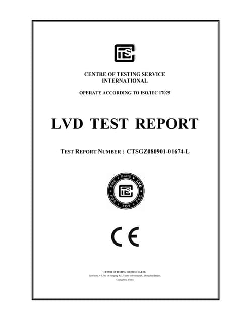 SGS 50000 times life cycle test report | PDF