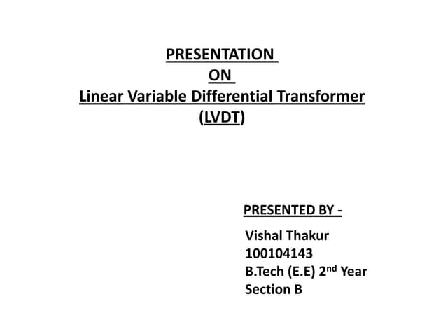 LVDT