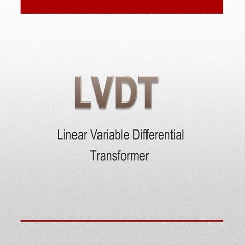 Lvdt ppt