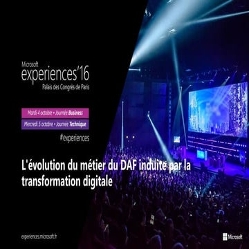 L'évolution du métier du DAF induite par la transformation digitale 