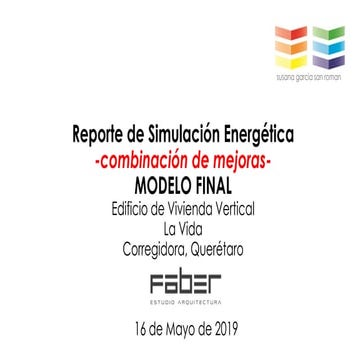 simulacion energetica modelo final combinacion mejoras | PDF