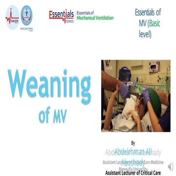 Weaning from mechnical ventilator presentation.pptx
