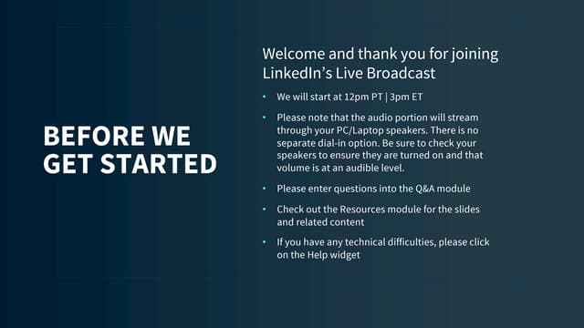 Live with Marketers: B2B Marketing Trends for 2019